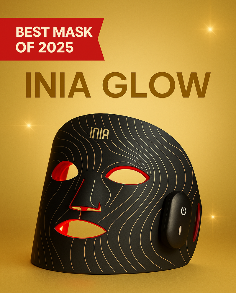 INIA GLOW Wireless LED Face Mask